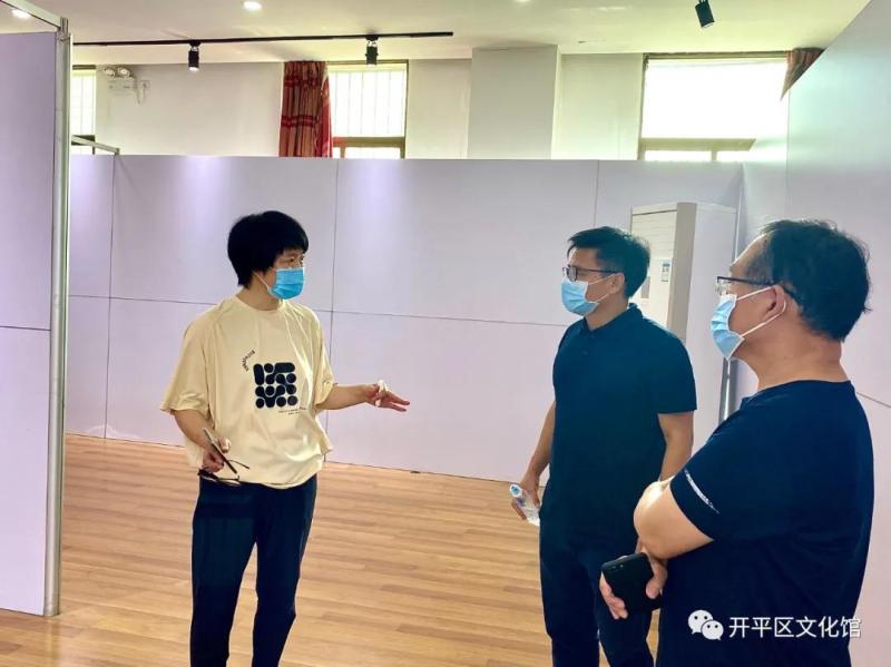 【开平】开平区政府副区长曾祥波到区文化馆检查督导工作