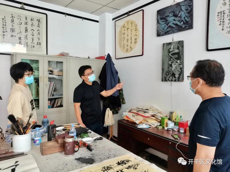 【开平】开平区政府副区长曾祥波到区文化馆检查督导工作